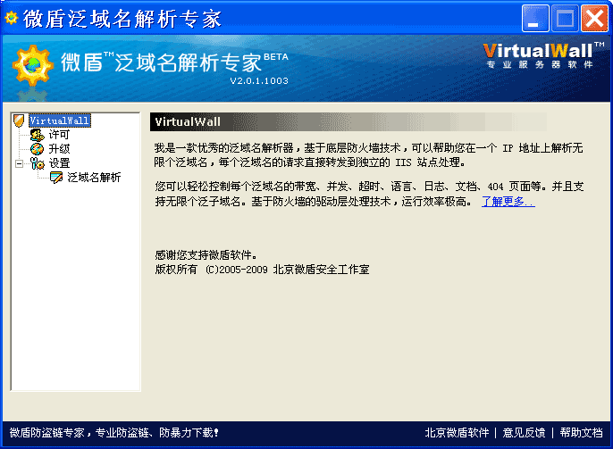 微盾泛域名解析專家